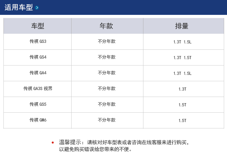 适配传祺GS4 GA4空气滤芯 GS3 GA3S视界GS5 GM6滤清器格1.3T 1.5T - 图0