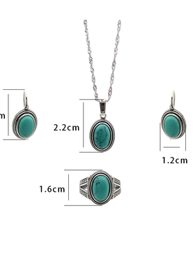 蒙歌三件套旧款民族风草原银饰