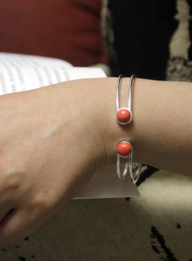 首饰绿松石蒙古藏族草原开口手镯