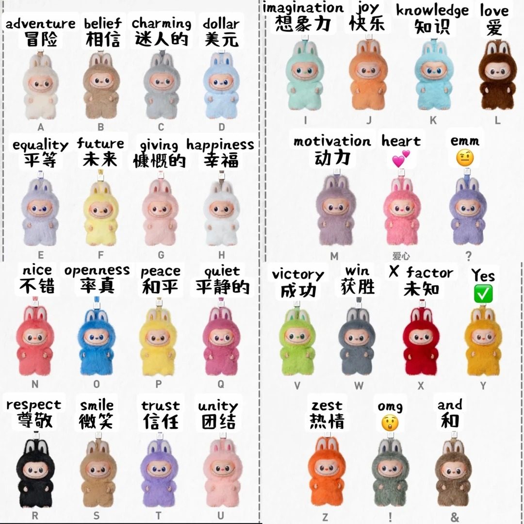 POPMART LABUBU拉布布一代二代马卡龙搪胶脸毛绒公仔盲盒挂件礼物,淘宝优惠券,粉丝福利购,淘宝优惠卷