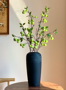 仿真小苹果绿植客厅餐桌装饰品