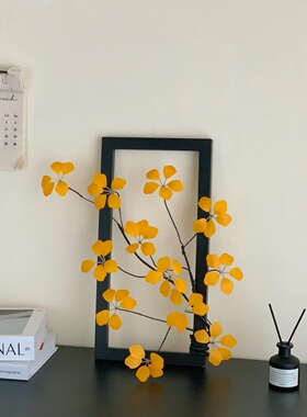 新中式仿真植物观音莲假花摆件