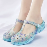 Tide, тапочки в стиле Crocs, нескользящая пляжная обувь на платформе, мюли для школьников и студентов, в корейском стиле, подходят для носки на улице, закрытый носок