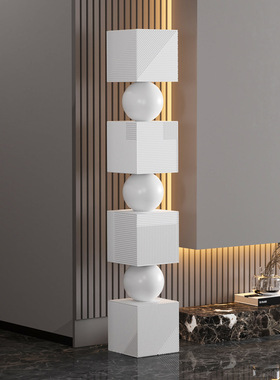 无尽之柱落地摆件酒店雕塑售楼处走了玄关空间软装抽象异形