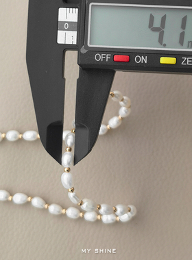 纯银珍珠女士简约项链