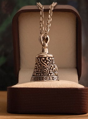 通用纯银铃铛吊坠义眼