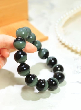 聚宝盆手串且末糖料圆珠和田玉