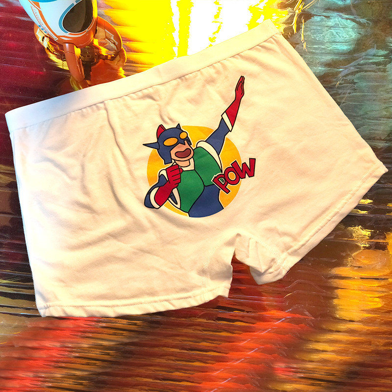 原创动感超人内裤情侣内衣女生三角裤男士大码四角裤日本卡通印花,淘宝优惠券,粉丝福利购,淘宝优惠卷