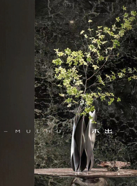 手工售楼处陶瓷叶子意境中式小众