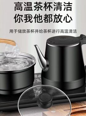 全自动上水茶台镶嵌式底部防烫电热烧水壶套装泡茶一体专用电磁炉