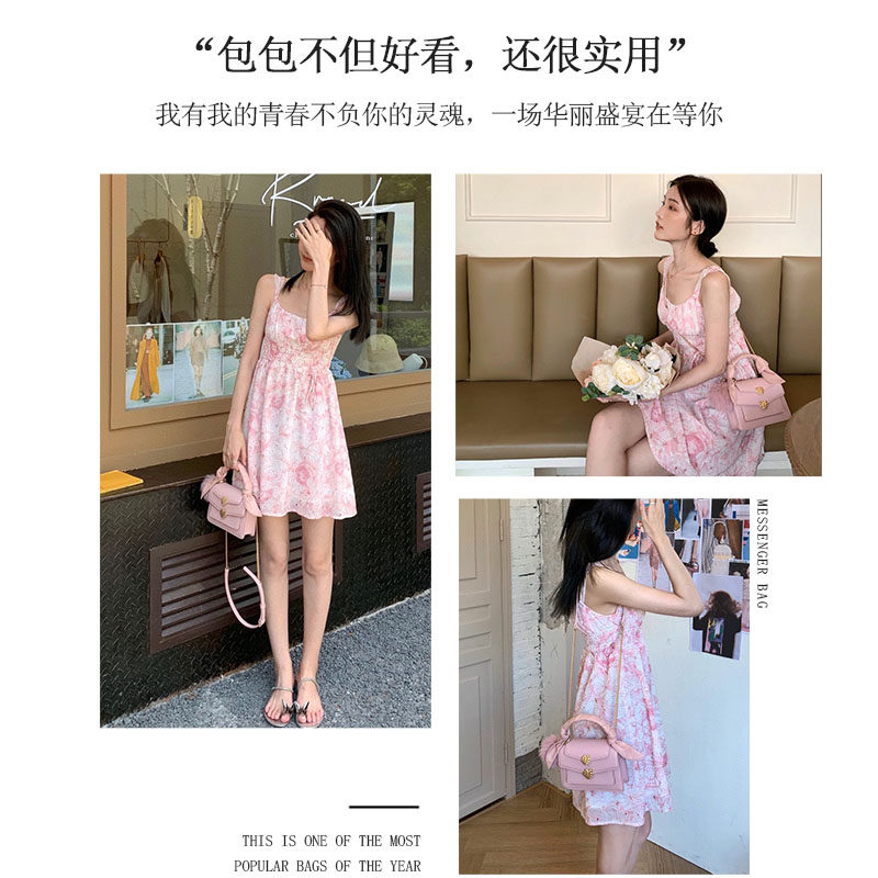 小mk小众设计原创百搭秋冬款斜挎包 飘雷迪女士包袋