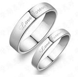 Модное кольцо подходит для мужчин и женщин, серебро 925 пробы, для влюбленных, простой и элегантный дизайн