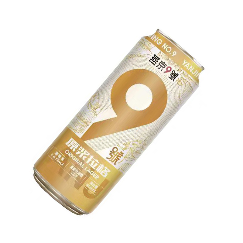 燕京啤酒 燕京9号12度原浆拉格啤酒 500ml*12听 整箱装
