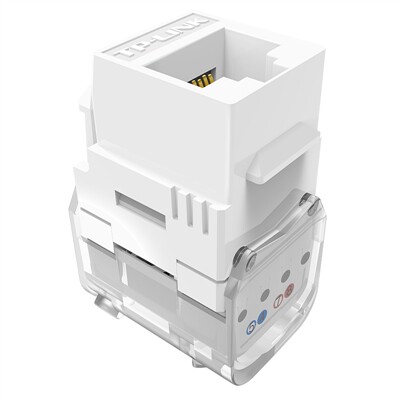 TPLINK EJ5e02F超五类工程级镀金千兆网络信息模块180度免打线 - 图1