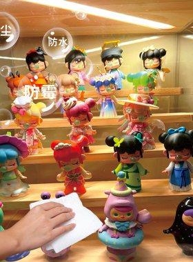 带灯款泡泡玛特收纳玩偶柜展示盒