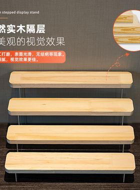 玩具车娃娃手办梯形盲盒展示架