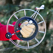 New Stainless Steel Kite Wire Wheel Adult Braces Brake Holding Wheels Big Bearings Silent Weifang Big Universal Wheels