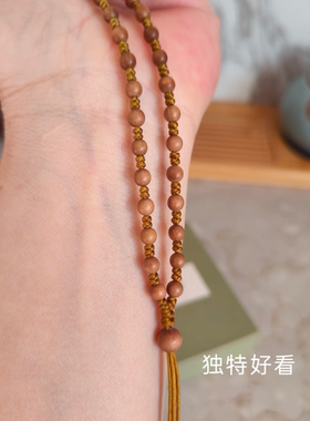 手工编织印度老山檀香木吊坠绳