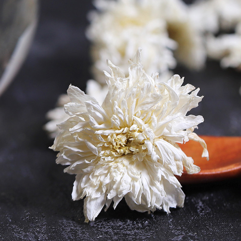 徽州黄山白菊黄贡菊花新花散罐装非特级清热下火