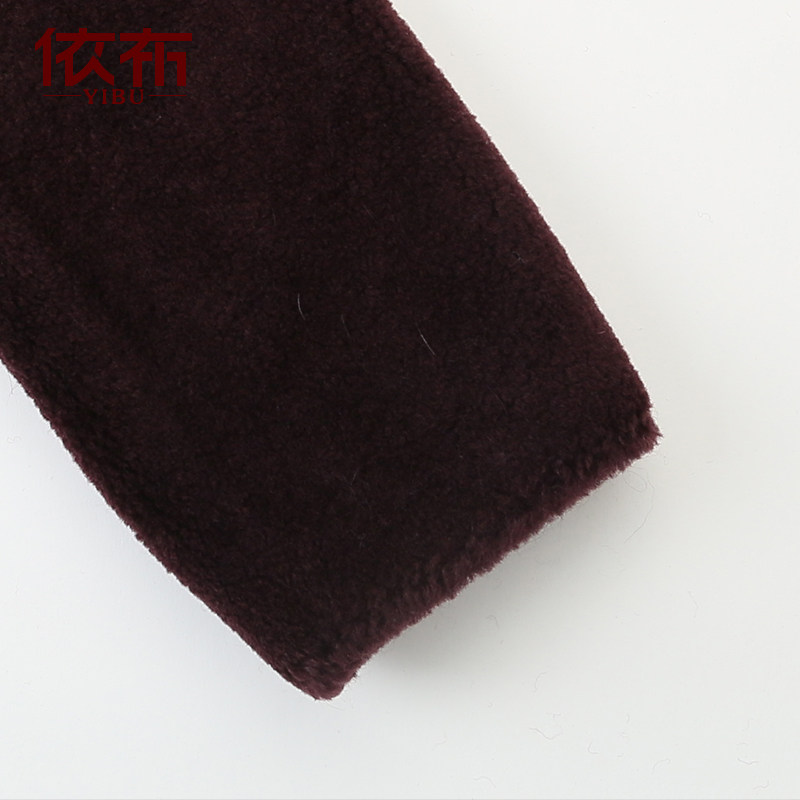 依布中老年女装冬季新款中长款毛领 依布服饰中老年女装