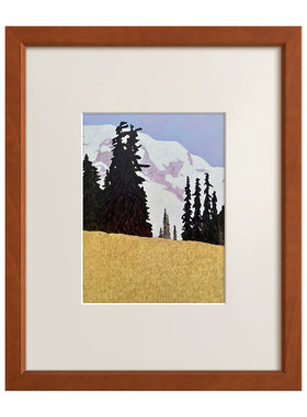四时风景画法式中古北欧客厅挂画