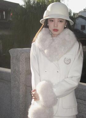 留洋大小姐富家千金礼帽渔夫帽帽子秋冬季复古礼帽名媛风盆帽