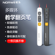 Nino for ppt page-turning pen teacher with multifunction electronic page-turning pen laser pen slide play computer lecture special control projector class speech coursing can be charged