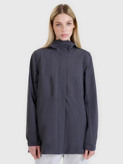 Foreign trade original export order to Poland 4F women's mid-length windbreaker 2025 spring style waterproof 8000