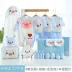 Heo bé hộp quà tặng thiết thực mùa thu cotton sơ sinh màu đỏ quần áo sơ sinh trăng tròn gói quà giao - Bộ quà tặng em bé