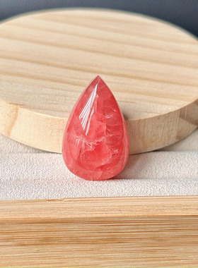 天然红纹石吊坠 阿根廷冰种红润 红纹石锁骨项坠裸石吊坠流行时尚