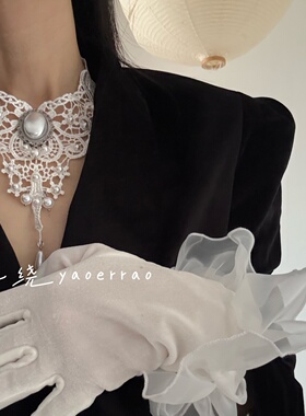 珍珠天使简约项链颈链