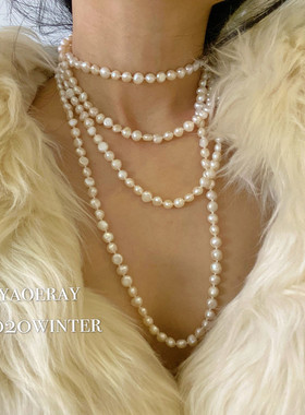 法式巴洛克珍珠小香风珍珠