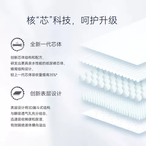T宜婴璀璨星河尿不湿纸尿裤NB超薄柔软拉拉裤XL宝宝婴儿透气尿裤 图片 5