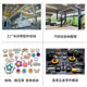 Cold-rolled plate drawer screw material storage cabinet