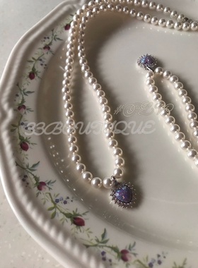 FLV心动轨迹项链小众设计感轻奢