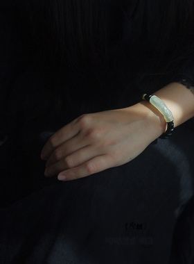 骑单车原创设计风岫玉百搭手串