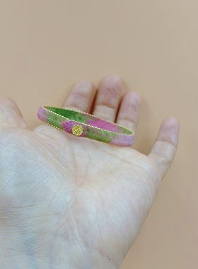 18k金芝麻珠手绳 蜡线编织红绳 本命年红手绳 表带款手绳