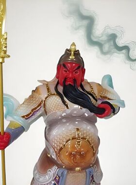新款关公像天神招财店铺摆件