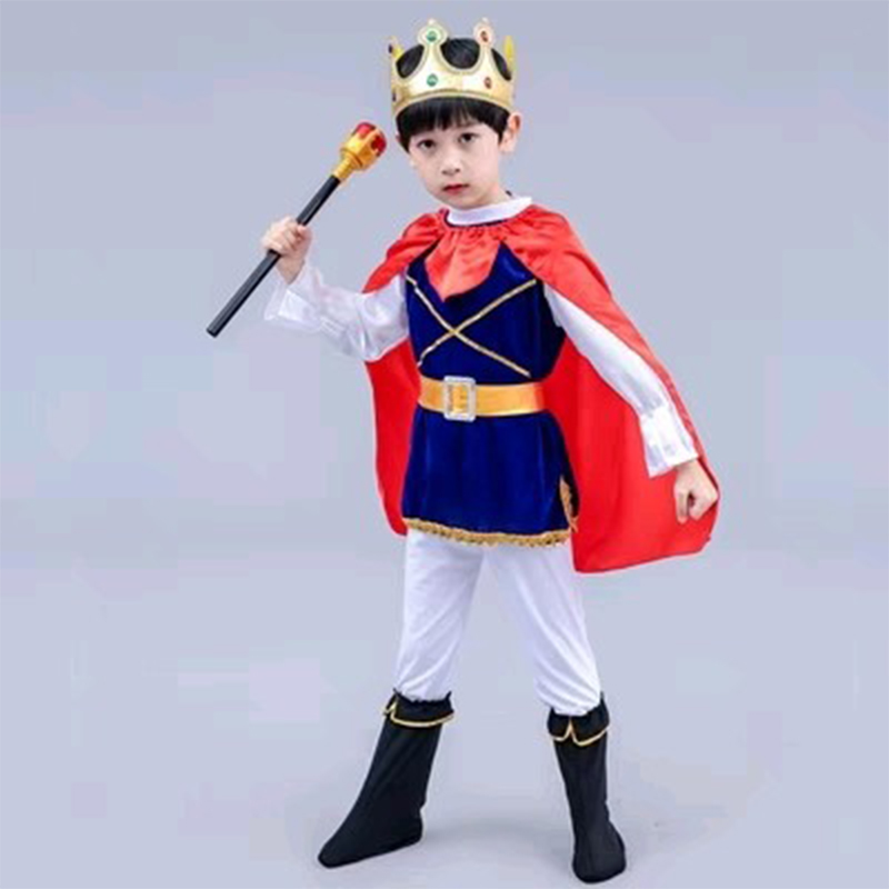 迪士尼王子服装童话故事男童国王六一演出服cosplay儿童万圣节-图2