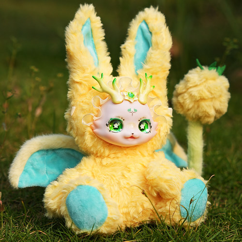 myatree搪胶关节可动毛绒盲盒dumia果蔬乐园手掌磁吸女孩玩具礼物 - 图0