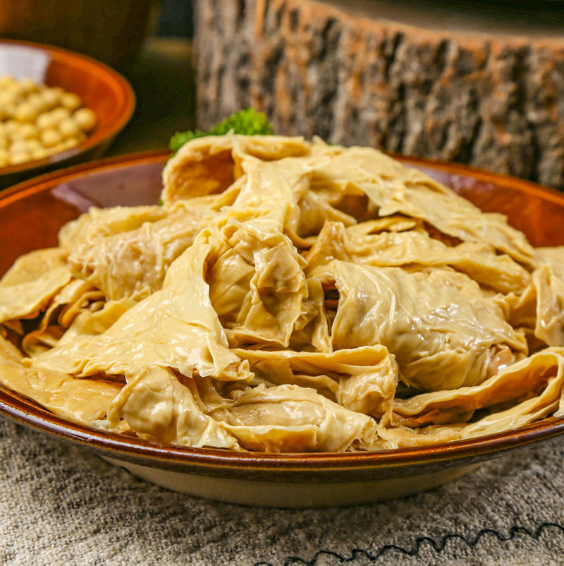 祖名素烧鹅杭州特产豆干豆腐干豆腐皮即食半成品凉拌菜110g-图2