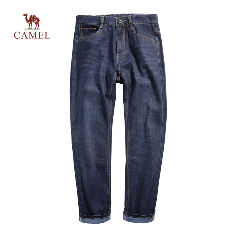 【经典丹宁】骆驼弹力春秋款牛仔裤 骆驼男装牛仔裤