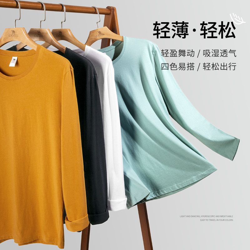 骆驼男装2020秋季新款男士纯棉t恤 骆驼男装T恤