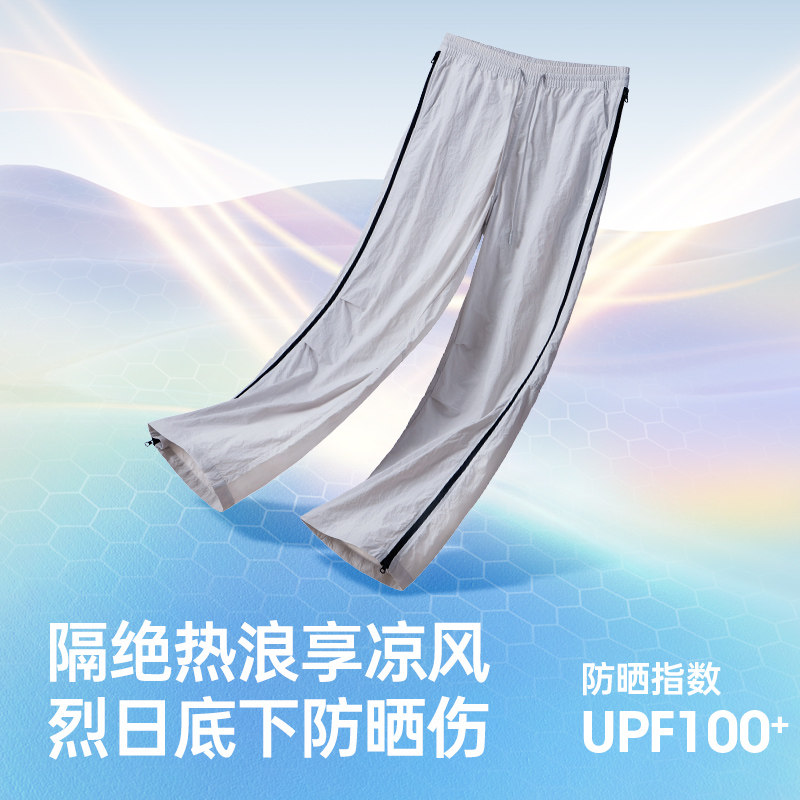 骆驼男装休闲裤2026年春夏新款防晒凉感阔腿裤户外运动透气伞兵裤,淘宝优惠券,粉丝福利购,淘宝优惠卷