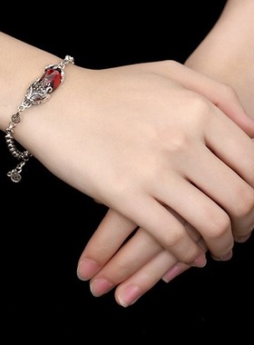 招财貔貅s925纯银饰设计师款手链