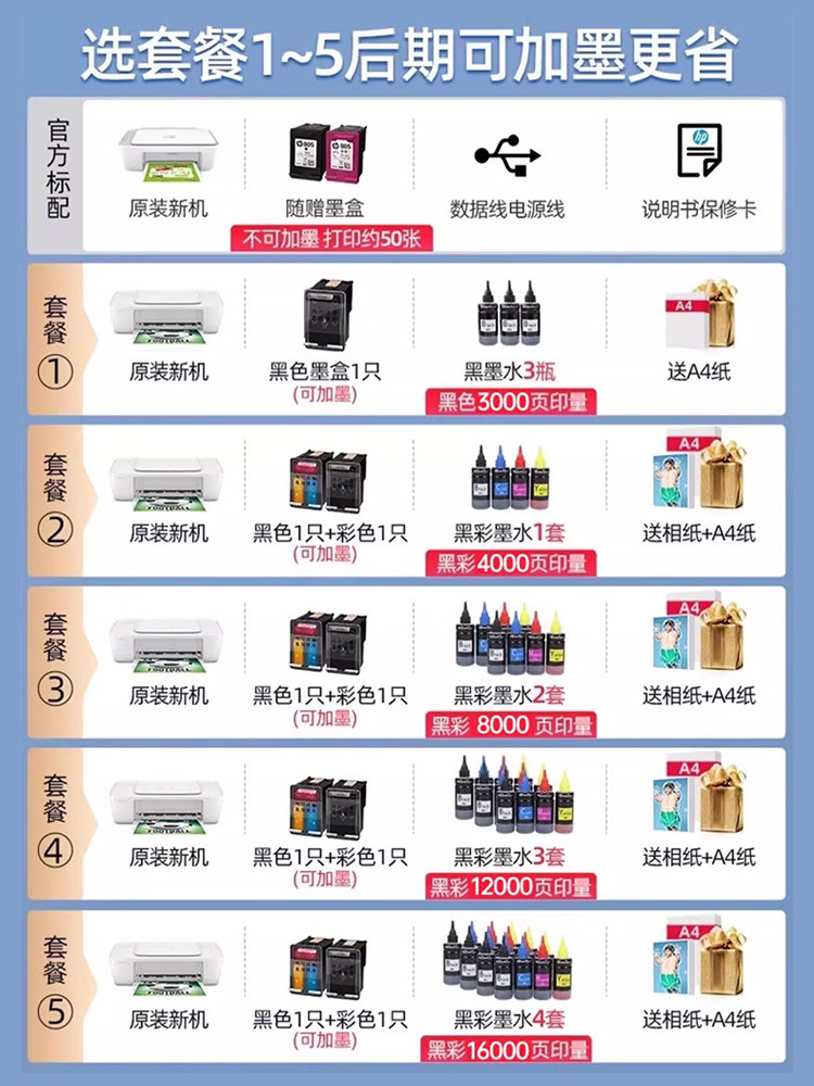 hp惠普dj1212彩色喷墨1112打印机 信开数码喷墨打印机
