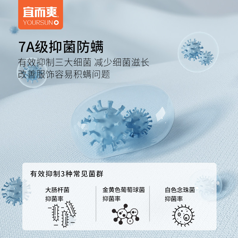 宜而爽女纯棉印花圆领背心内穿100%棉加肥加大码全棉坎肩老年背心