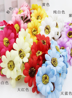 diy布艺头饰绢花仿真小雏菊