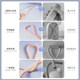 Lijiujia open shoulder and slim back resistance band