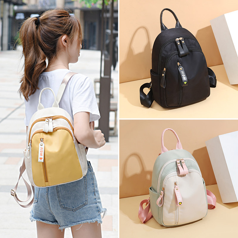 牛津布背包2023新款时尚百搭潮包包 粹鸟双肩背包